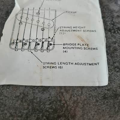 Fender Telecaster Bridge and ashtray cover 1970s - New Old Stock image 6
