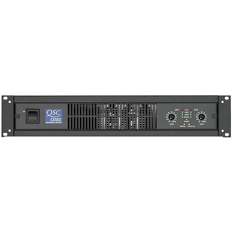 QSC CX502 2-Channel Commercial Power Amplifier image 1