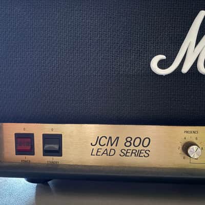 Marshall JCM 800 Lead Series Model 2203 100-Watt Master Volume Head 1981 - 1989 - Black image 2