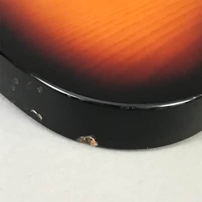 LEFTY Fender Telecaster Left Tele Sunburst Solid Alder Guitar Body Aged Relic 4.9 lb image 8
