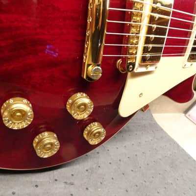 Gibson Les Paul Standard 1998 -100% Original-Outstanding-Limited Edition-Gold hardware Red Wine Cherry image 4