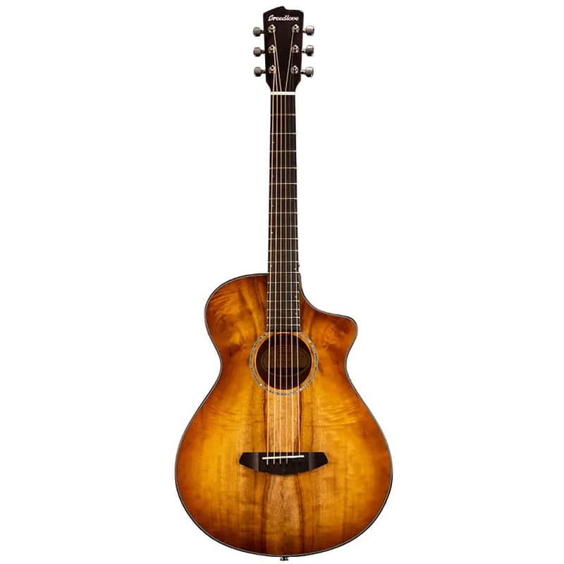Breedlove Pursuit Exotic Concertina CE Myrtlewood Prairie Burst image 1