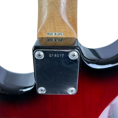 Tokai Goldstar Sound Stratocaster 1981 - Dark Red Sunburst image 6