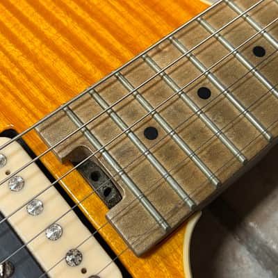 2000 Peavey EVH Wolfgang Floyd Rose flame maple Amber image 9