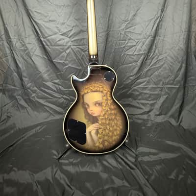 Epiphone Adam Jones Signature Art Series Les Paul Custom 2022 - Mark Ryden’s “The Veil of Bees" / Silverburst image 7
