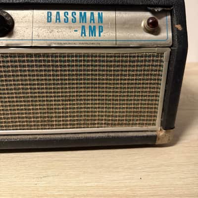 Fender Bassman "Drip Edge" 2-Channel 50-Watt Guitar Amp Head 1968 - 1969 - Silverface image 5