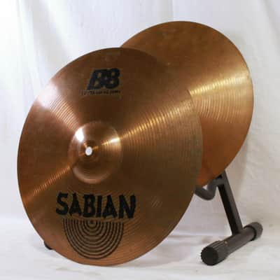 Sabian 14" B8 Hi-Hat Cymbals - Non-Factory Pair (950g/1150g) image 3