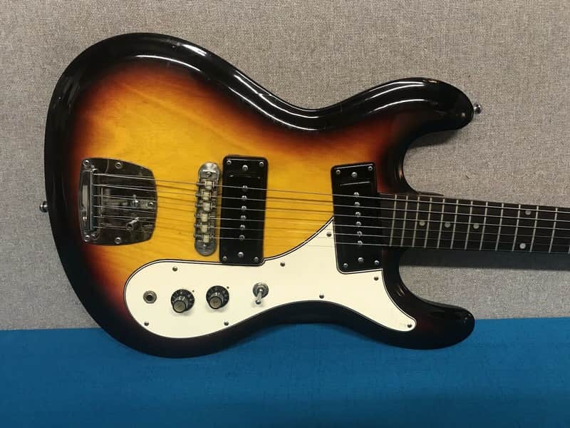Vintage 70's Aria Diamond 1702 Mosrite Hi Flyer Model - Japan