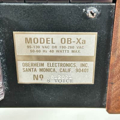 Oberheim OB-XA 1980s Vintage Analog Synthesizer (Owned by Styx) image 16