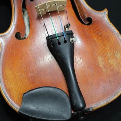 A  Anton Schroetter  Antonius Stradivarius Model 3/4 size Violin, Bow & Case   # 11 V image 9