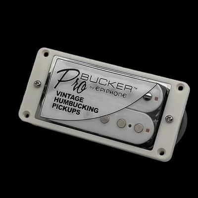 Epiphone White Humbuckers ProBucker Pickups with Wiring Harness Set For Les Paul image 3
