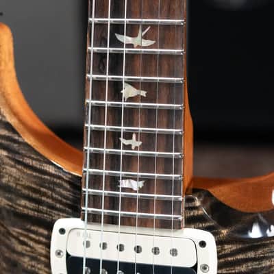 PRS Limited Edition Paul's Guitar Flame Mango Top Electric Guitar - Charcoal with Hardshell Case image 9
