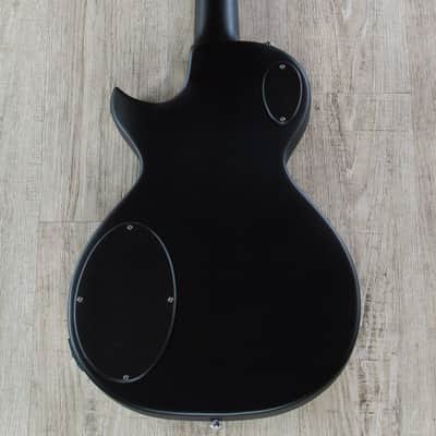 Zemaitis C24MF Casimere Metal Front Electric Guitar, Rosewood Fretboard, Gig Bag - Black image 6