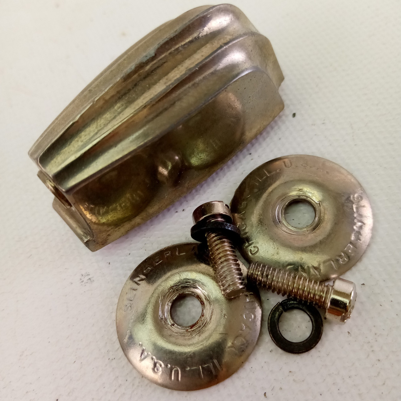 Slingerland 1+Beavertail Small Tom/Snare Drum Radio King Lugs Nickel Vintage*EXC — main photograph