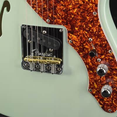 Fender American Professional II Telecaster Thinline Transparent Transparent Surf Green Maple Fingerboard image 3