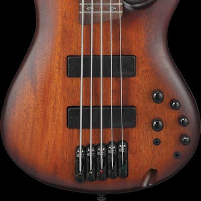 Ibanez SR Standard 5 String Electric Bass - Mahogany Brown Burst Low Gloss (SR505AMHL) image 12