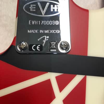 EVH 5150 Striped Series 2017 - Present - Red/Black/White image 6
