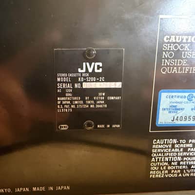 Vintage JVC KD-S200 MKII Cassette Deck VU Meters FULL FRESH SERVICE VERY RARE🔥 image 11