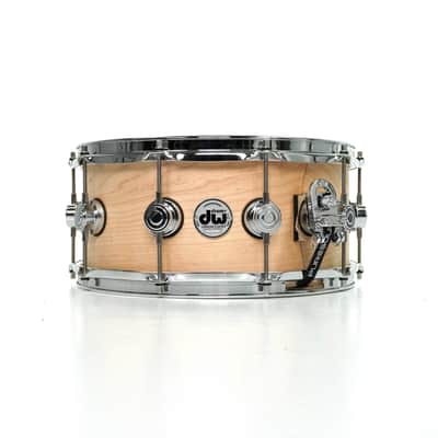 DW 14” X 6.5” Collectors Series Solid Maple Snare Drum in Natural Finish image 1