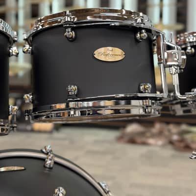 PEARL 7PC REFERENCE ONE 22-10-12-13-14-16-18 MATTE BLACK - PLAYED BY DENNIS CHAMBERS - FLOOR MODEL image 7