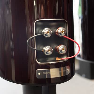 B&W Prestige 805 D3 Special Edition Bookshelf Speaker Pair - Santos Rosewood image 7