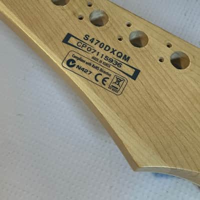 2007 Korean Ibanez S470DXQM Wizard II 22 Fret AANJ Guitar Neck (Blue Moon Burst) image 17