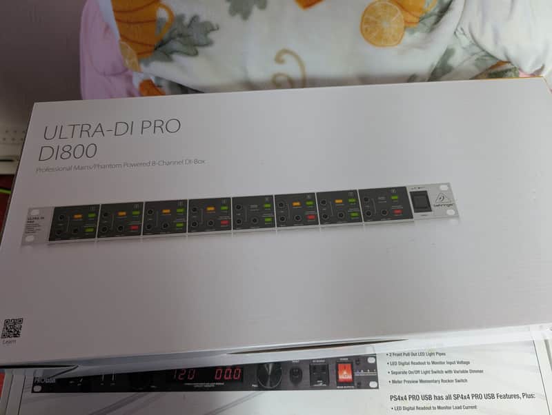 Behringer Ultra-DI Pro DI800 Phantom Powered 8-Channel Direct Box 2010s - Black / Silver