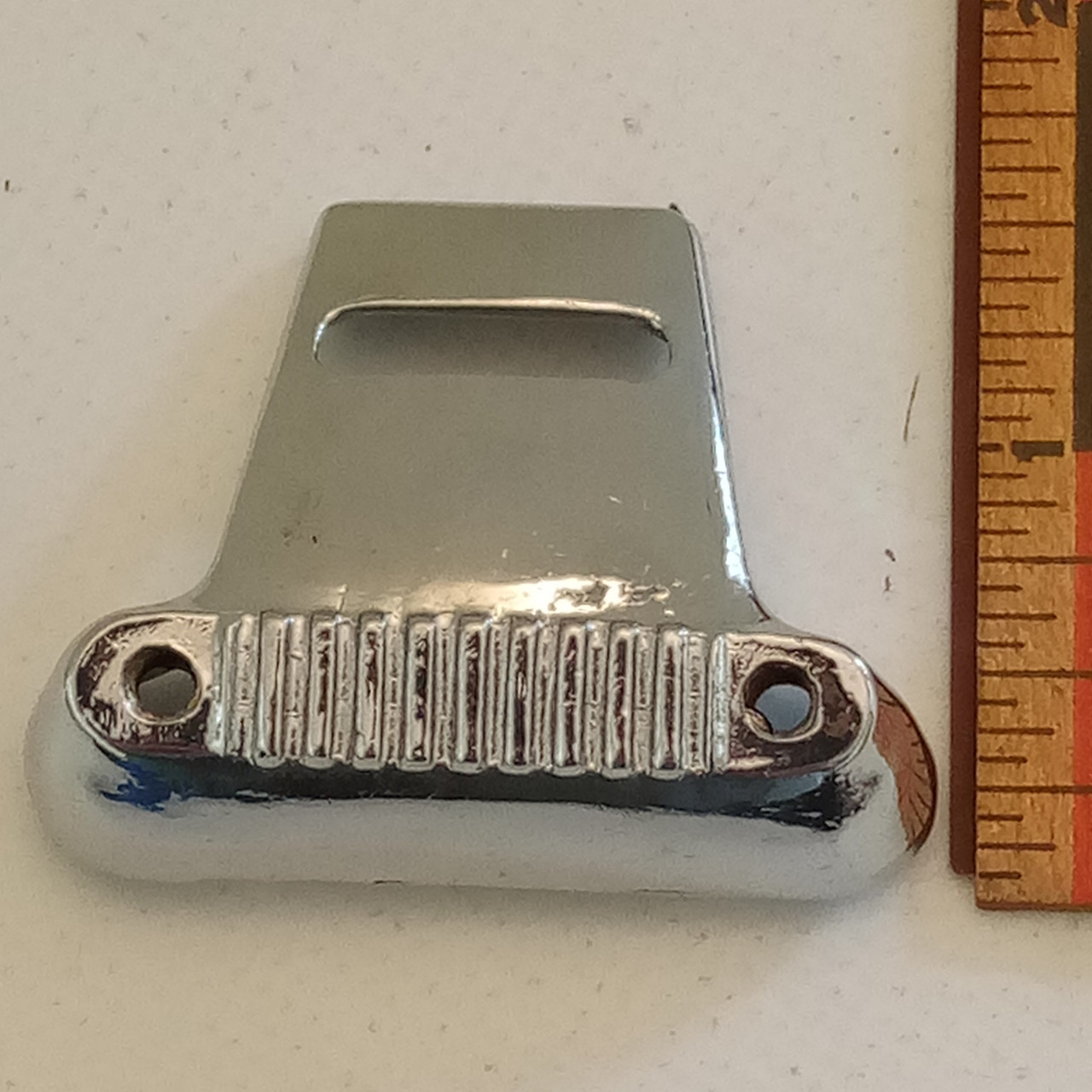 Premier 632-45 HiFi Butt-Plate/Throw-Off Snare Drum Strainer Part Chrome England — main photograph