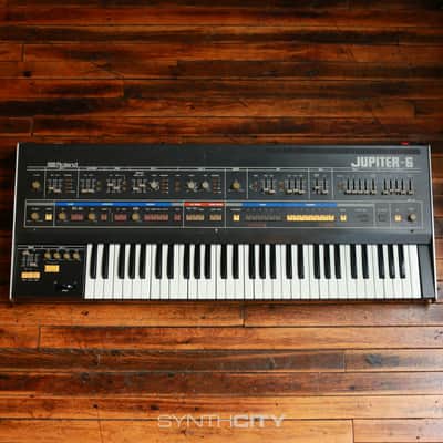 1983 Roland Jupiter 6 61-Key Synthesizer (Fully Serviced)
