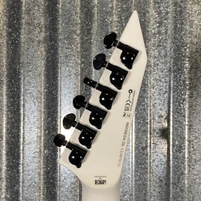 ESP LTD M-1000 Snow White Guitar & Case #0152 Used image 7
