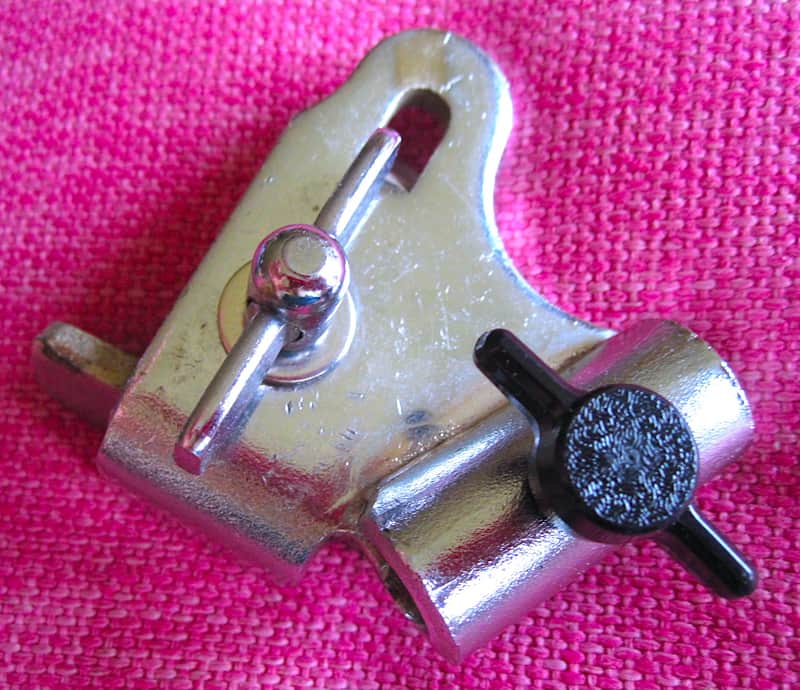 Premier Bass Drum Rim Hoop Leg Spur Attachment Bracket - Vintage image 1