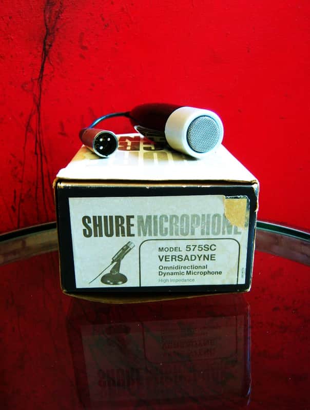 Vintage 1960's Shure 575S dynamic microphone Hi Z harp mic w | Reverb