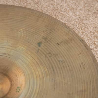 Vintage Zildjian 14" Thin Hi Hat Cymbals 706g 729g image 13