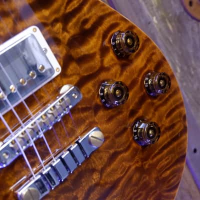 PRS McCarty 594SC Singlecut Wood Library 10-Top Korina & Brazilian Rosewood 2017 - Yellow Tiger image 8