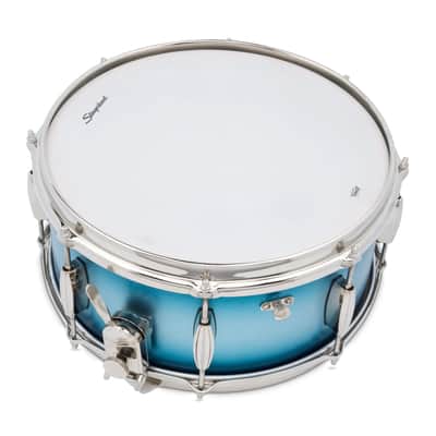 Slingerland Radio King Artist Snare Drum 14x6.5 Blue & Silver Lacquer image 4