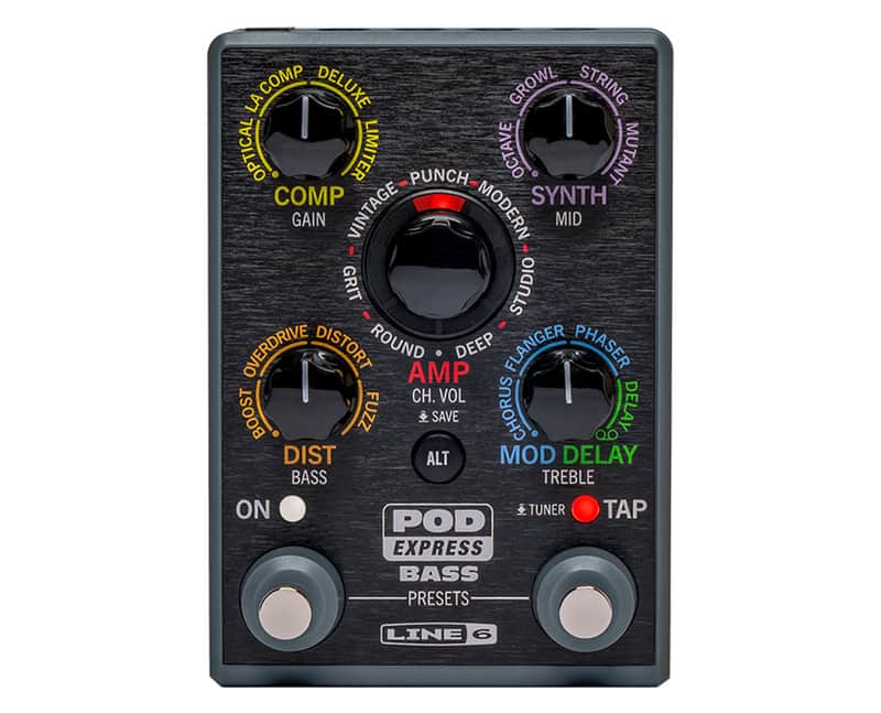 Line 6 POD Express Bass Portable Multi-FX Pedal - Open Box image 1