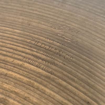 15" A. Zildjian Small Stamp Hi-Hat Cymbals 1957-1960 - 935/1210g image 2