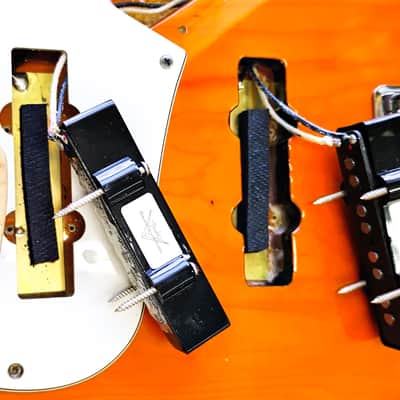 Fender Standard Jazz Bass Custom Shop Pickups Brown Sunburst Electric Bass image 13