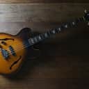 Gibson EB-2 Bass 1964 - 1969 Sunburst Refinish, Modified Left Hand, FREE Worldwide SHIPPING