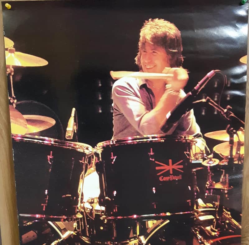 Yamaha Cozy Powell System Drums & Electronic Percussion POP wall posters c. 1986 image 1