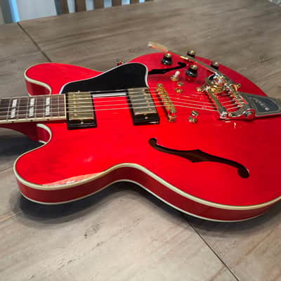 2025 Epiphone Limited Edition Back To The Future ES-345 Sixties Cherry image 3