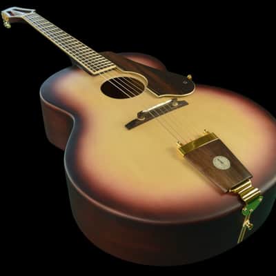 Round hole acoustic luthiery archtop guitar Manouche Gypsy image 19
