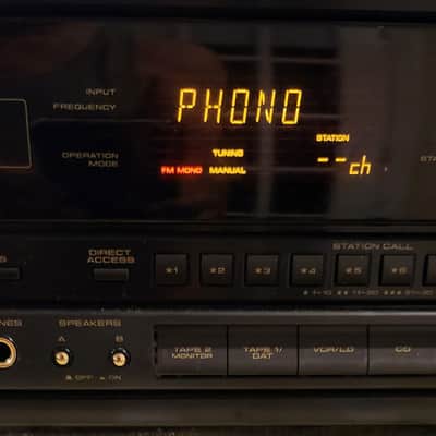 Pioneer Pioneer SX-311R is a stereo AM/FM receiver 1992 - Black image 2