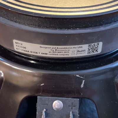Supro BD12 Speaker (8 ohm) made by Eminence in USA image 2