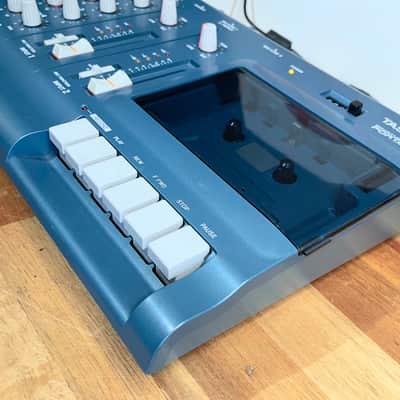 [Excellent] TASCAM Porta 02 Ministudio 4-Track Cassette Recorder - Blue image 3