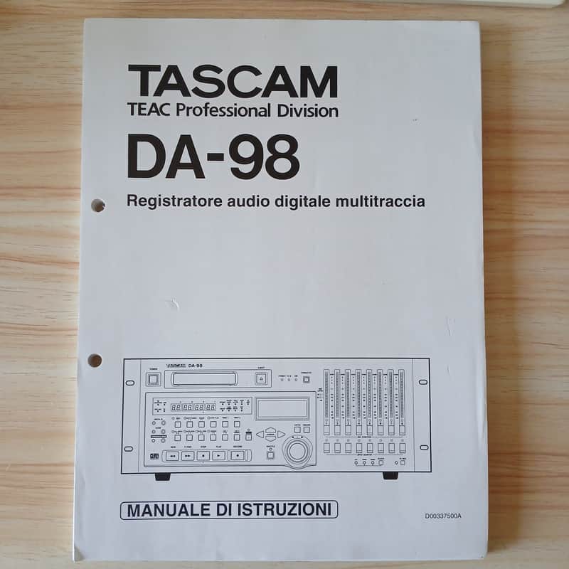 TASCAM DA-98 D.A.T TEAC Professional Division