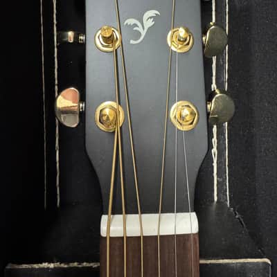 Yamaha F335-BL Dreadnought Acoustic Guitar 2010s - Black image 6