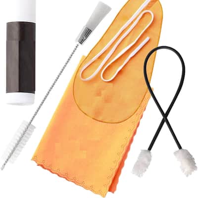Flute Care Kit - Complete Flute Maintenance Kit, Includes Swabs, Grease, Polishing Cloth and Key Brush image 1