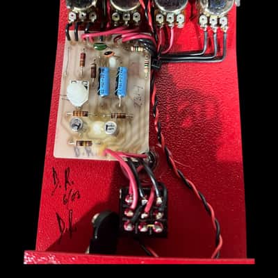 Fulltone '69 2000s with NKT275 Transistors - Red X9296 image 8