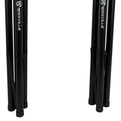 Rockville RPG102K 10" Speakers DJ PA System w/Bluetooth+Mic+Stands+Mackie Mixer image 3